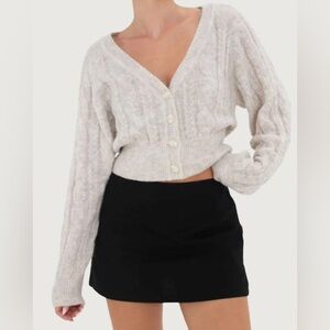 Rumored Cream Frenchie Cardigan